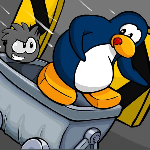 Club Penguin Cart Surfer game icon